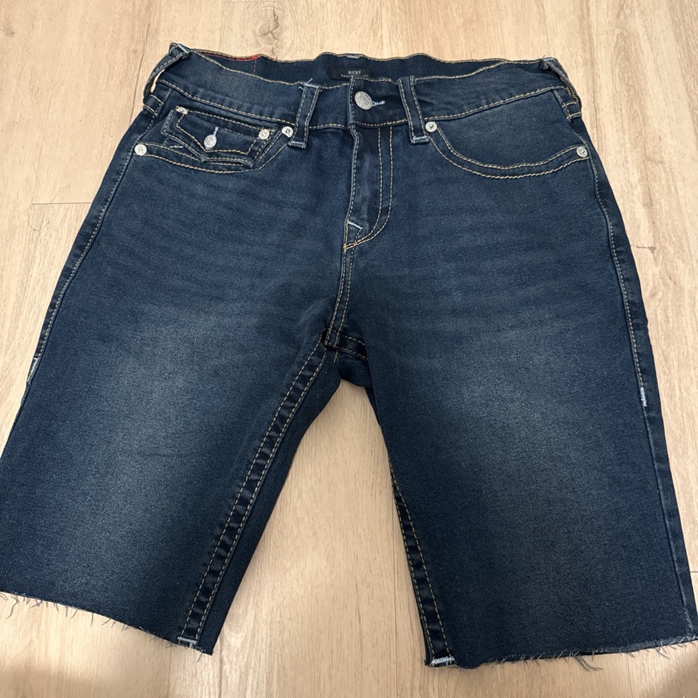 True Religion Indigo Denim Shorts